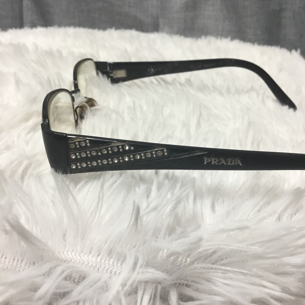 Prada Rhinestone Glasses - Picture 3 of 9